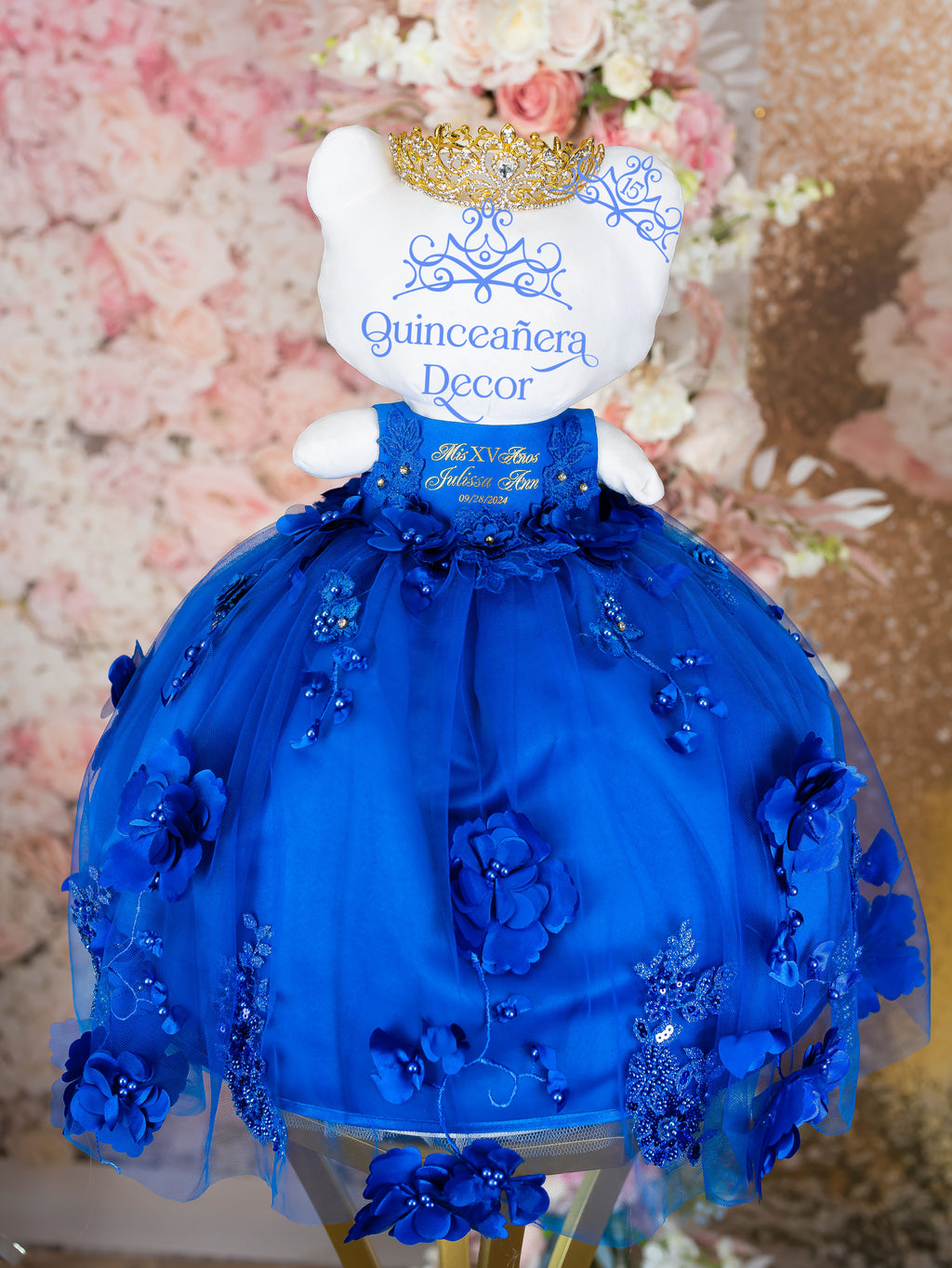 Royal Blue With Bow La Ultima Muneca Quinceanera