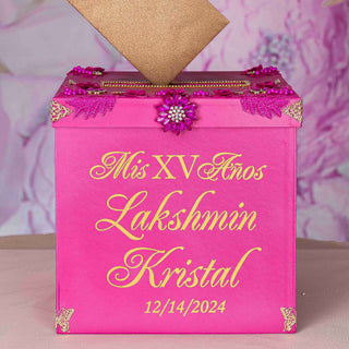 Quinceañera Money Card Box
