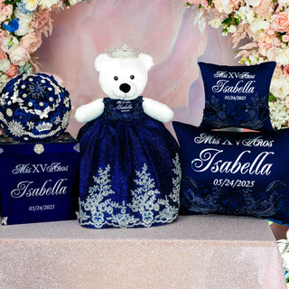 Package of Bouquet, Card Box, 2 Pillows, Doll