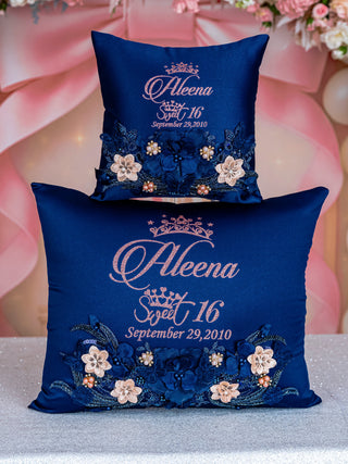 Navy Blue with Rose Gold Quinceanera package 1