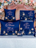 Navy Blue with Rose Gold album de fotos para Quinceanera