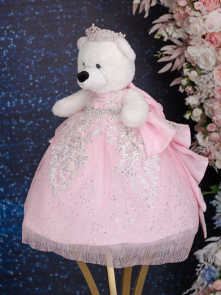 Ballet Pink Coquette Teddy Bear for Quinceanera