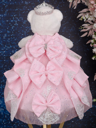 Ballet Pink Coquette Teddy Bear for Quinceanera