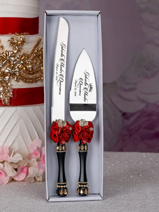 Black Red with Bow Quinceanera Bible (Spanish version)