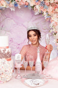 Pink quinceanera toasting package