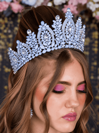 Light Blue Quinceanera crown