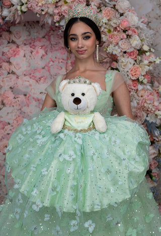 Sage Green Last Teddy Bear for Quinceanera - Quinceanera Last Toy / quinceanera-decor Sage Green Last Teddy Bear for Quinceanera - Quinceanera Last Toy / quinceanera-decor