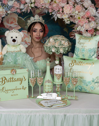 Sage Green full quinceanera package