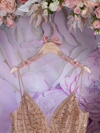 Rose Gold quinceanera dress hanger / quinceanera-decor Rose Gold quinceanera dress hanger / quinceanera-decor