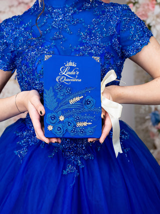 Royal Blue Quinceanera Bible