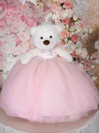 Light Pink last teddy bear for quinceanera