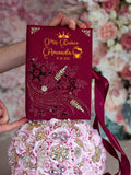 Burgundy Quinceanera Bible Kitty design