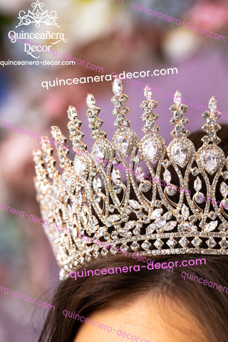 Gold Quinceanera Corona