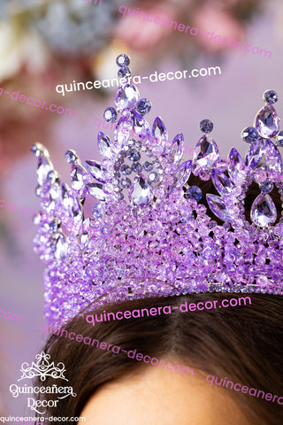 Lilac Quinceanera Crown