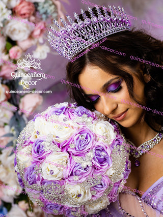 Shining Lilac Kitty for Quinceanera