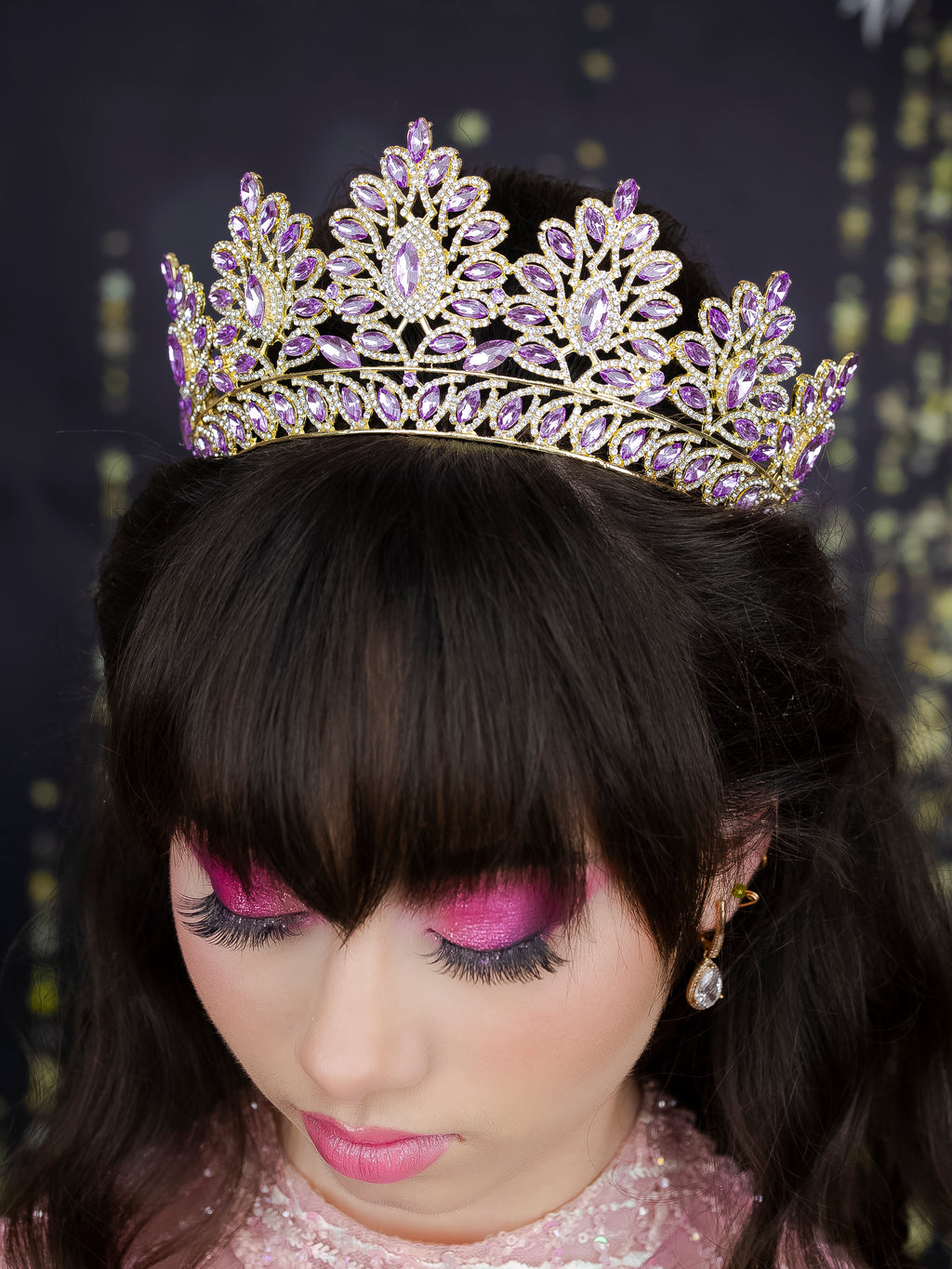 Lavender with gold tiaras para quinceañeras | Lavender Sweet  display picture 2