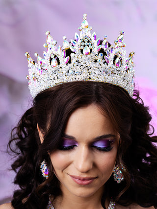 Iridescent Quinceanera Crown