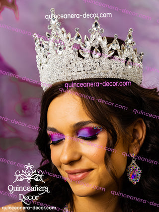 Silver Quinceanera Crown