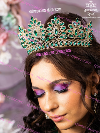 Green Quinceanera Tiara