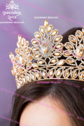 Gold Quinceanera Tiara, cuanto cuesta la corona de 15 años, corona quince, corona de flores naturales para quinceañera, corona y cetro para reina