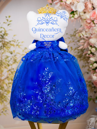 royal blue with gold quinceanera dresses Royal Blue Gold Lace Vestidos De Novia Quinceanera Dresses Sweetheart Lace-up