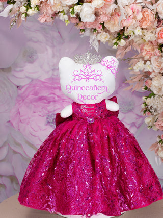 Fuchsia La Ultima Muneca for quinceanera
