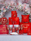 Red full quinceanera package