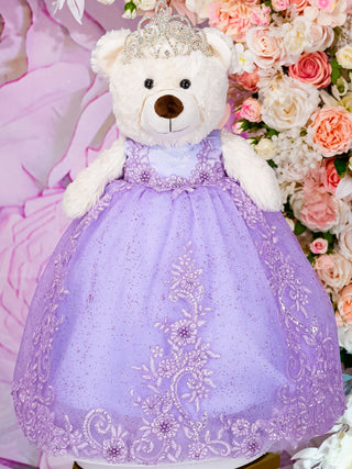 Lilac el Ultimo Oso de Peluche for quinceanera