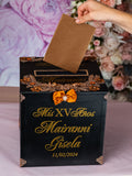 Boho Quinceanera Money Card Box