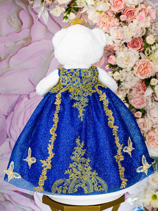 Azul real last teddy bear for quinceanera