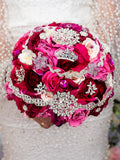 Rosa Fuerte Quinceanera Bouquet 9 inches