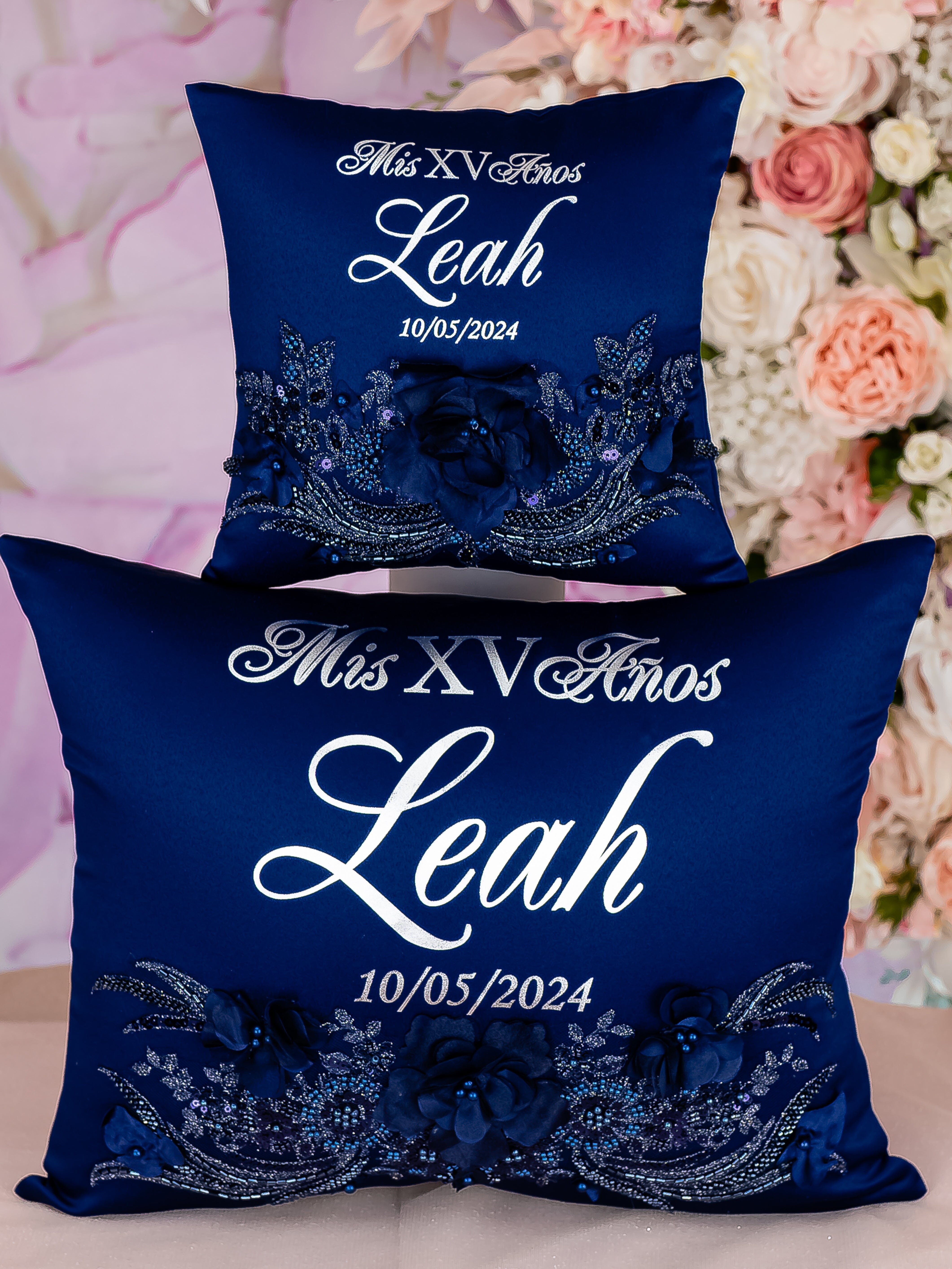 Quinceañera Package: Navy Blue with Silver Set / quinceanera-decor