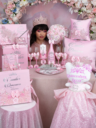 Pink quinceanera mega package