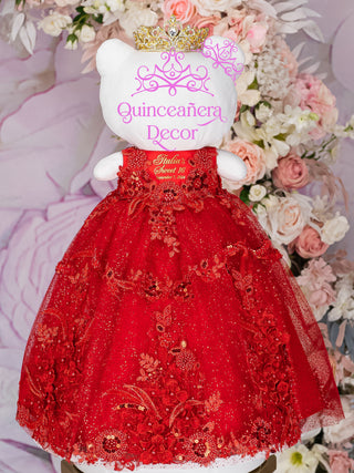 Red Kitty for quinceanera