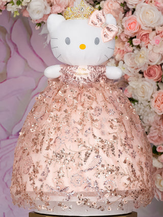 Rose gold Kitty for Quinceanera