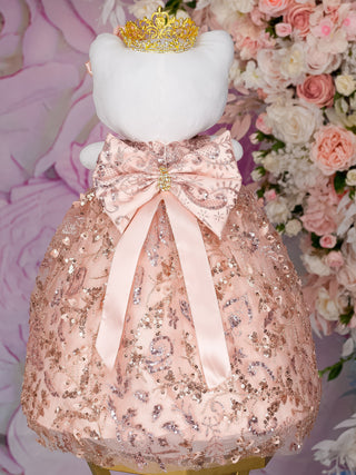 Rose gold Kitty for Quinceanera