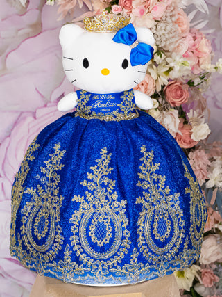 Royal Blue Kitty for quinceanera