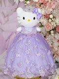 Lilac with butterflies quinceanera Kitty