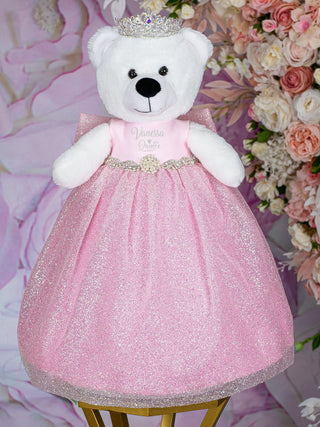 Cherry Blossom theme last teddy bear for quinceanera