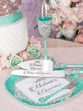 Turquoise Quinceanera Brindis Package (5 pcs)