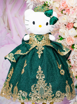 Green Kitty for quinceanera