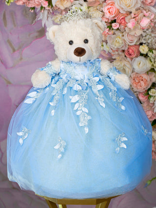 Bahama Blue Teddy Bear for Quinceanera