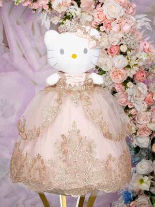 Rose Gold Kitty mis quince for Quinceanera