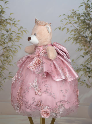 pink and rose gold quince dresses completely and utterly obsessed with this rose gold beauty. #princesabyarianavara Style PR30203, , , , #quincedress #quinceaera #xvdress #vestidosde15