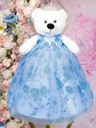 Light Blue Last Teddy Bear for Quinceanera