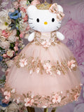 ÚLTIMA MUÑECA ORO ROSA kitty for Quinceanera