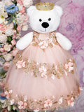 ÚLTIMA MUÑECA ORO ROSA Teddy Bear for Quinceanera