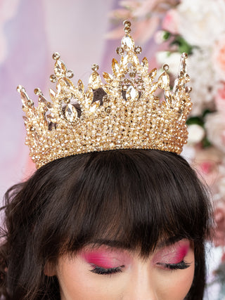 Gold Quinceanera Crown