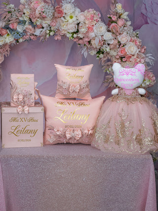 Rose Gold Quinceanera theme package 4
