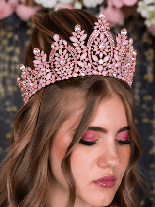 Light Pink Quinceanera Crown